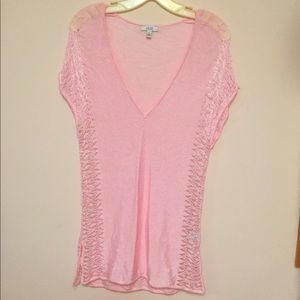 Cache Sexy Mesh V-Neck Stretch Slim Fit Dress SM